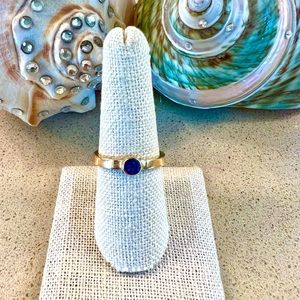 Tanzanite Ring set in solid 14 karat gold
